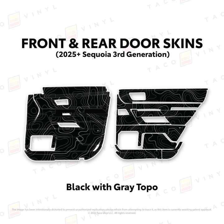 2023+ Sequoia Door Skins