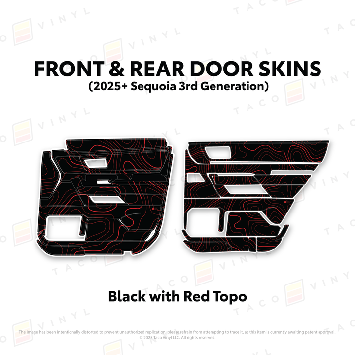 2023+ Sequoia Door Skins