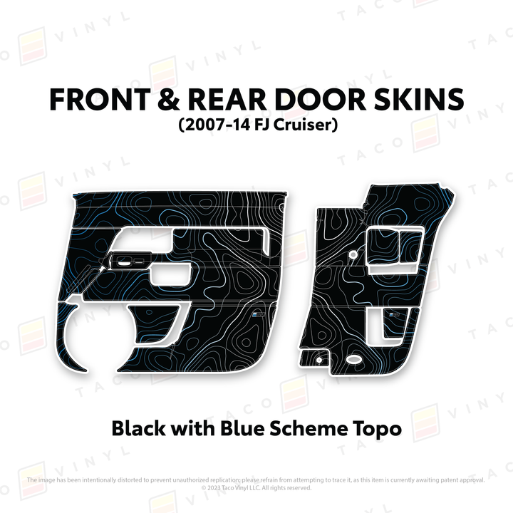 Taco Vinyl Door Skins for FJ Cruiser (2007-2014)
