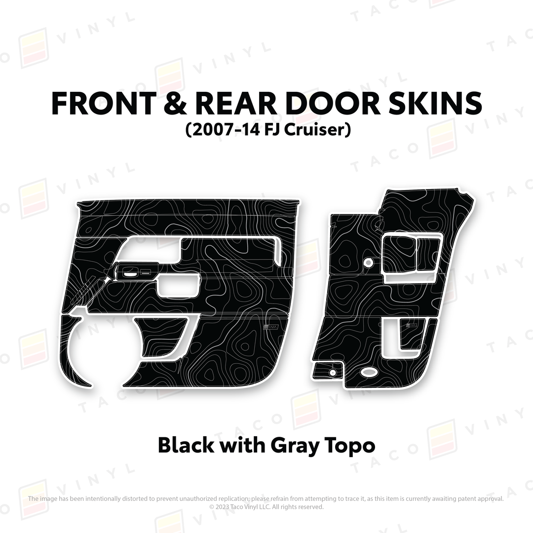 Taco Vinyl Door Skins for FJ Cruiser (2007-2014)