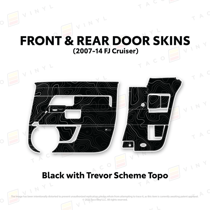 Taco Vinyl Door Skins for FJ Cruiser (2007-2014)