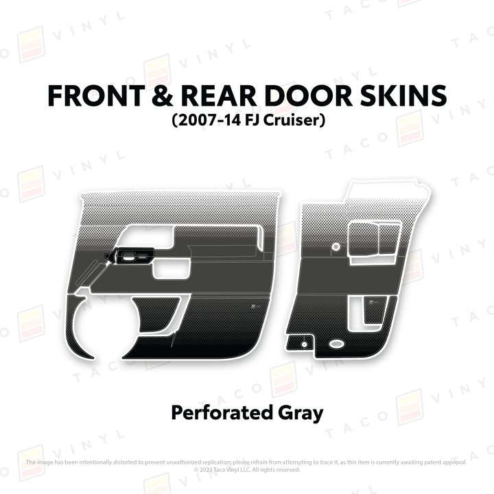 Taco Vinyl Door Skins for FJ Cruiser (2007-2014)