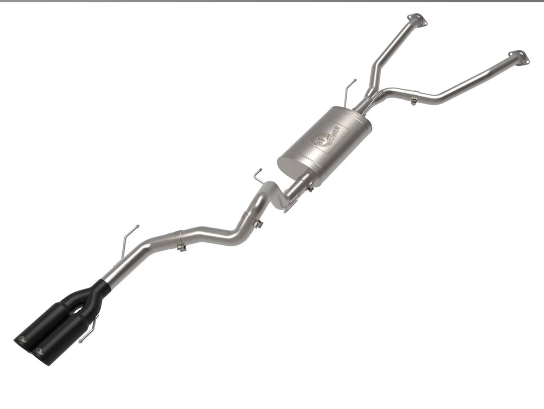 Vulcan Series 2-1/2 IN to 3 IN 304 Stainless Steel Cat-Back Exhaust System w/ Black Tip For Sequoia 2022-2026