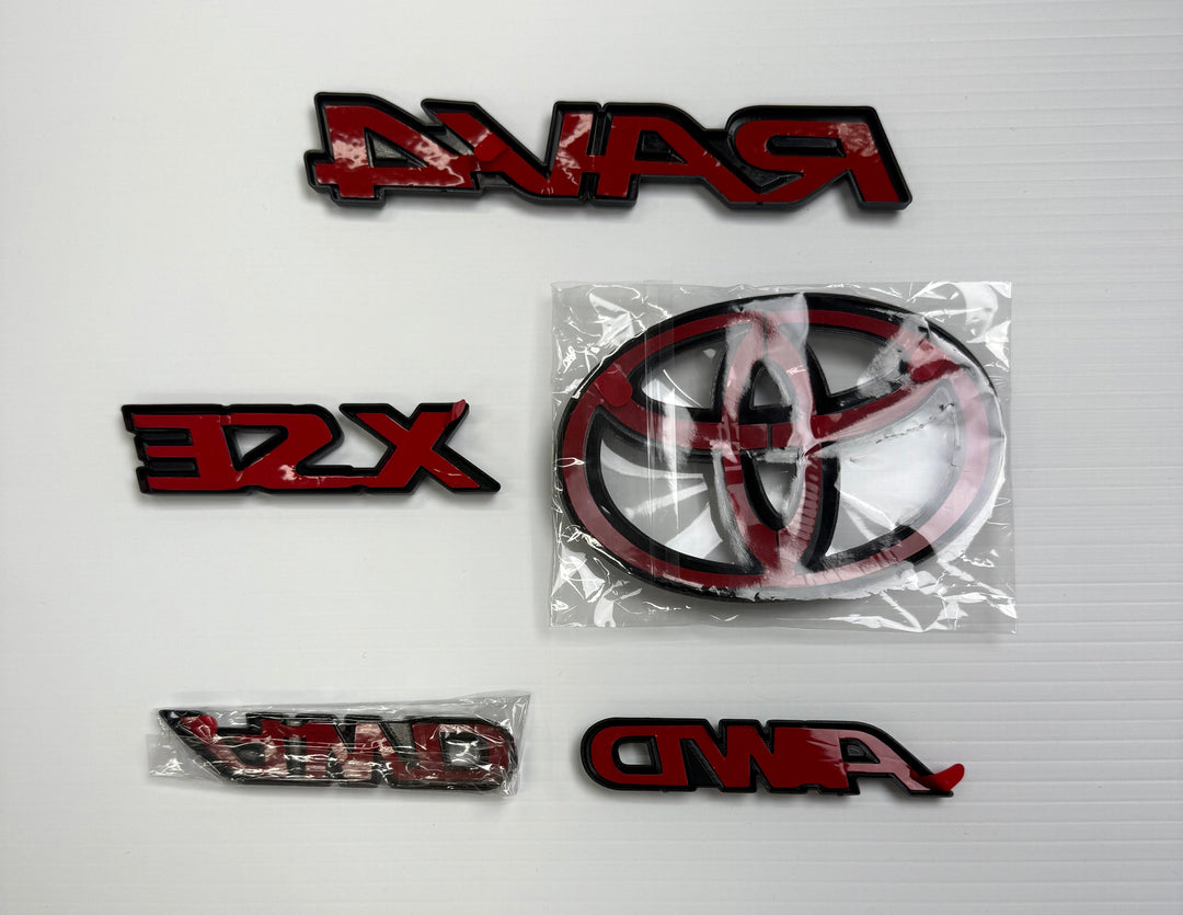 Plastic Overlays for 2019-24 Rav4