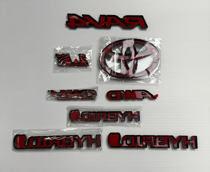 Plastic Overlays for 2019-24 Rav4