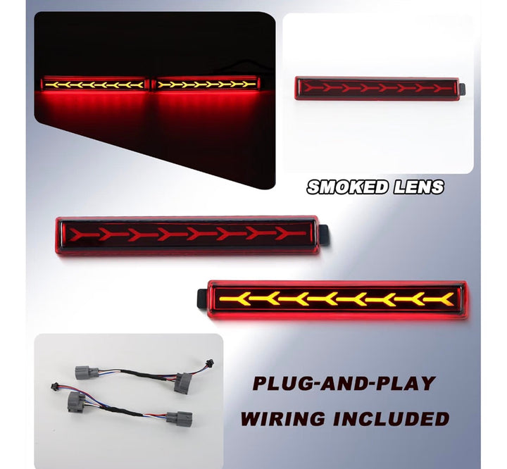 YOTA WOLF LED Sequential Tail Lights Bumper Reflector Replacement For 4runner (2025+)