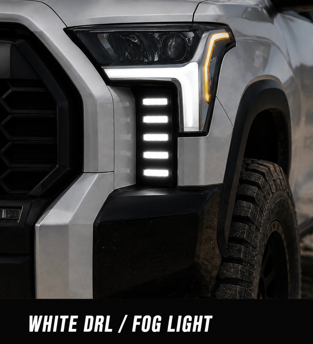 LED DRL Vent Lights For Tundra 2022-2026