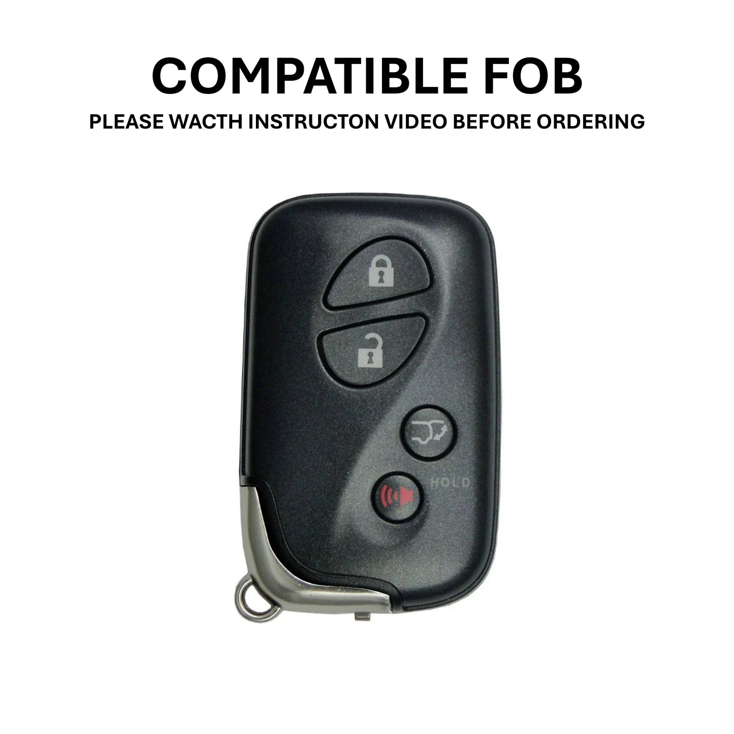 AJT DESIGN Injection Fob IF015 - BLACK for 4Runner Limited (2010-2019)