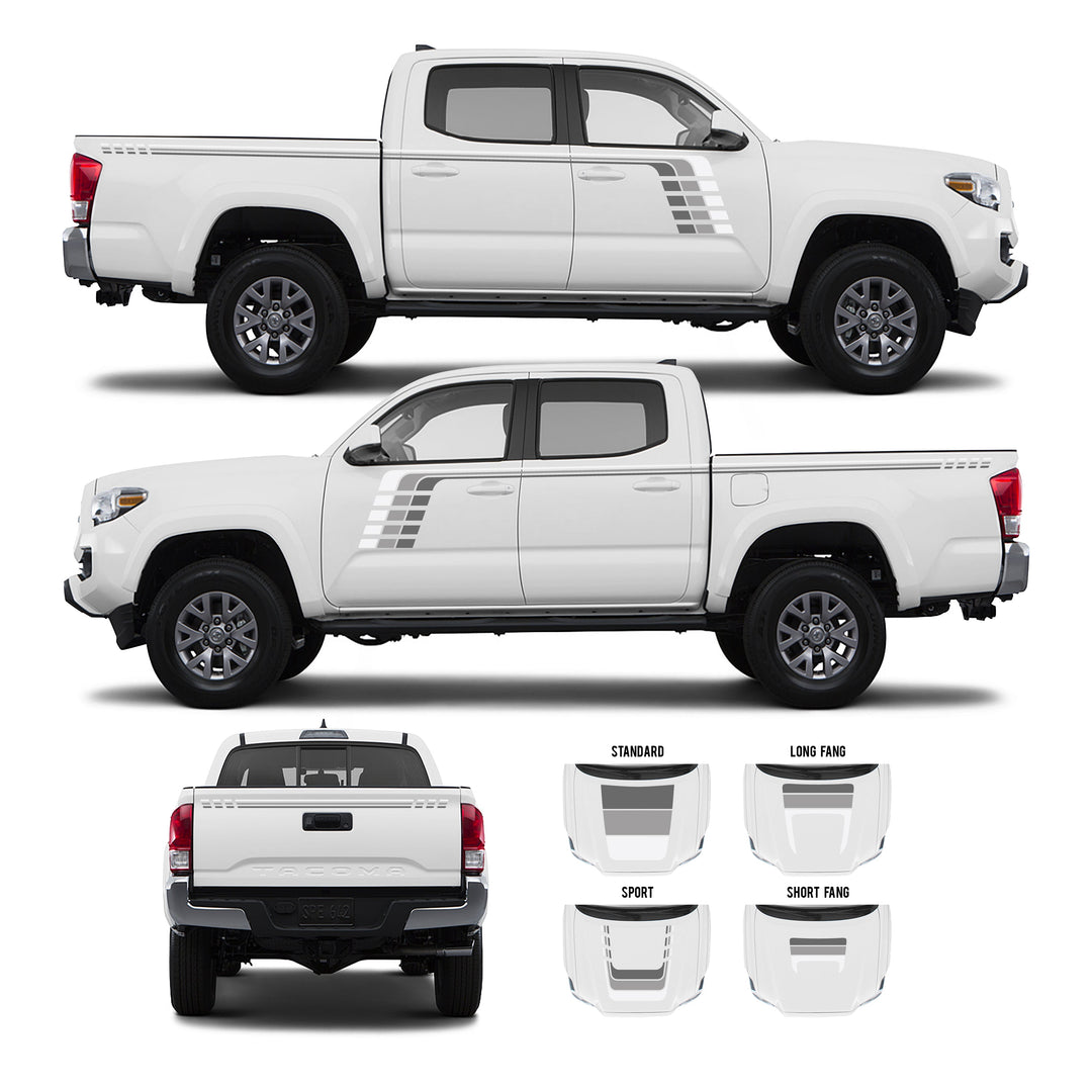 2016-2023 Tacoma Checkered Stripe Kit