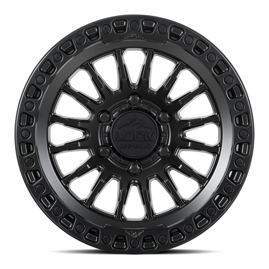 GRIT- MATTE BLACK W MATTE BLACK RING