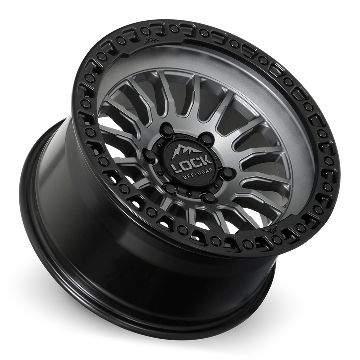 GRIT- MATTE GREY W MATTE BLACK RING