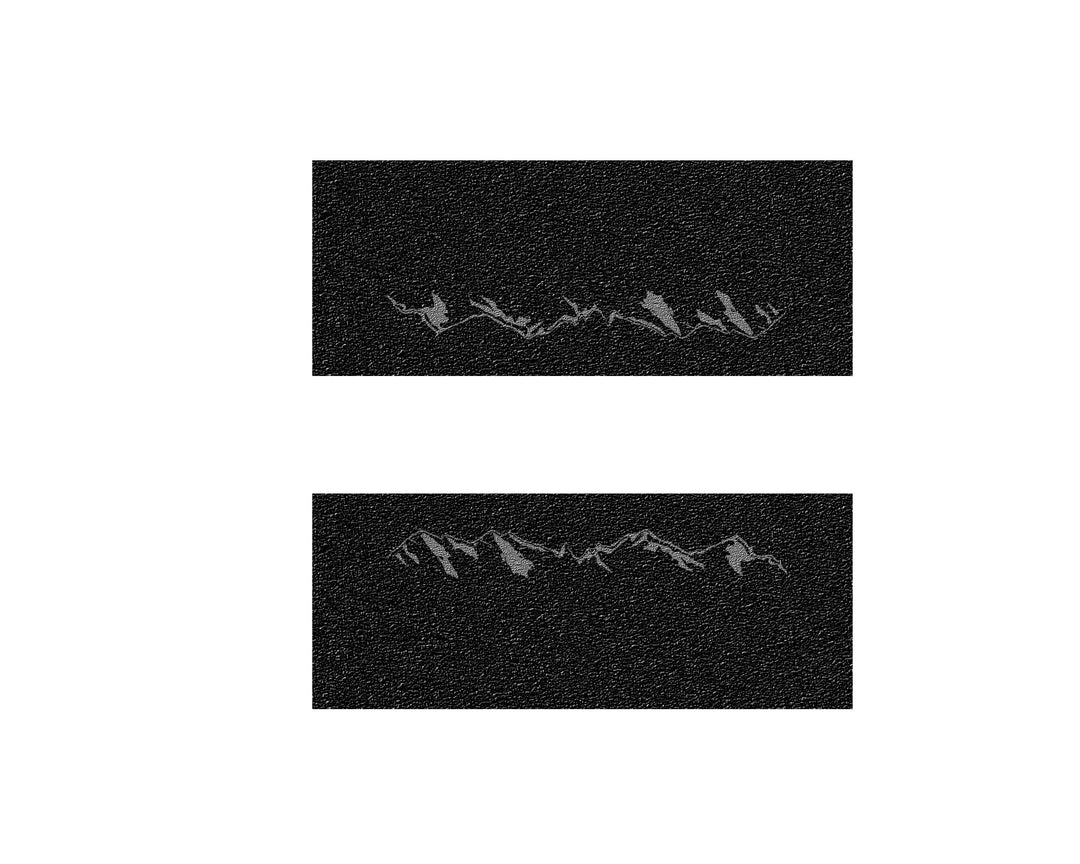 Textured  Door Sill Overlays Fits 2020-2027 Toyota Highlander