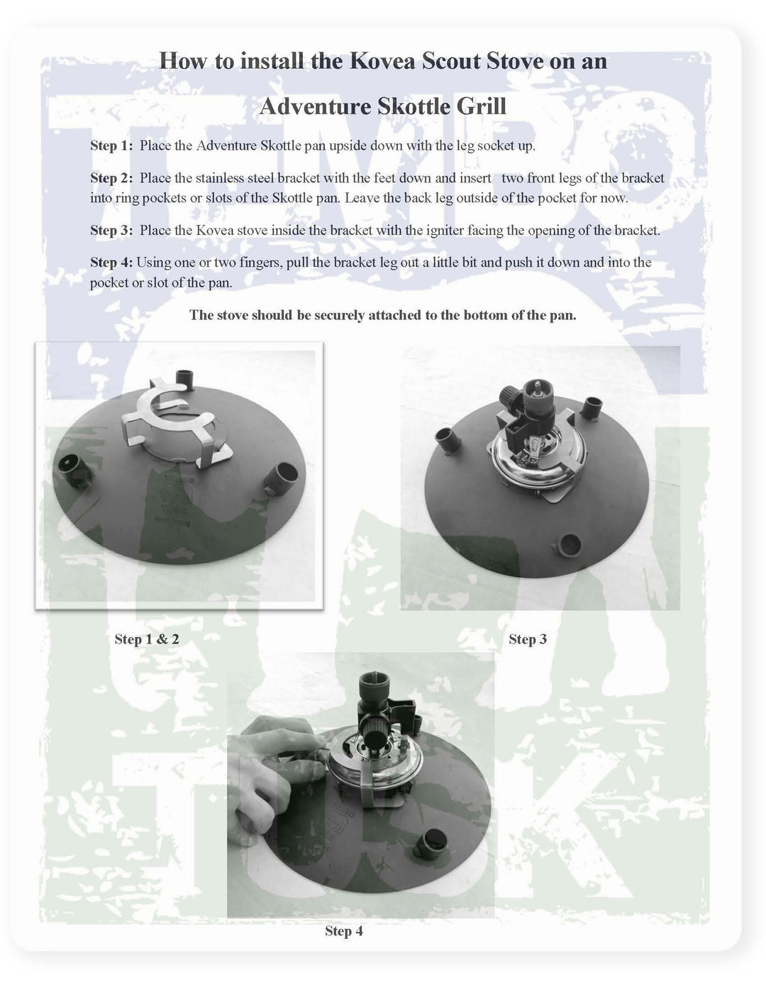 TemboTusk Adventure Skottle Grill Kit