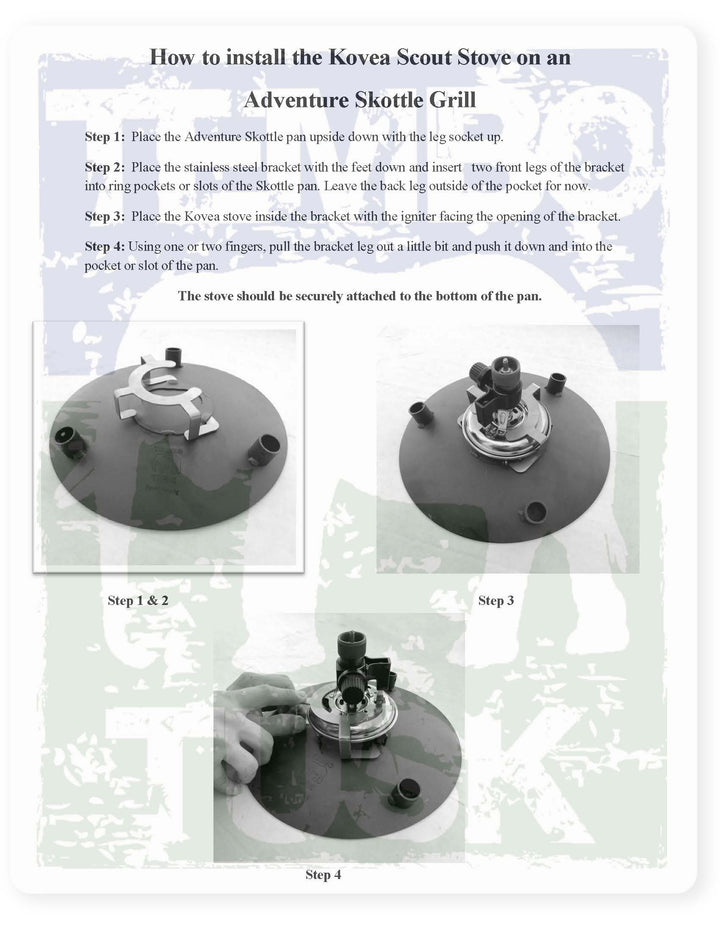 TemboTusk Adventure Skottle Grill Kit