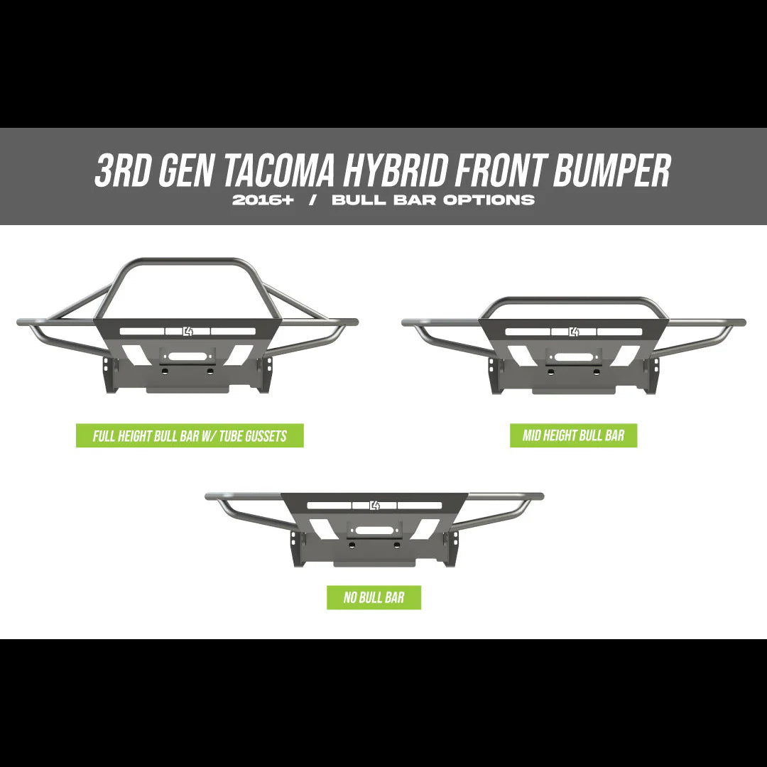 C4 Fabrication Hybrid Front Bumper for Tacoma (2016-2023)