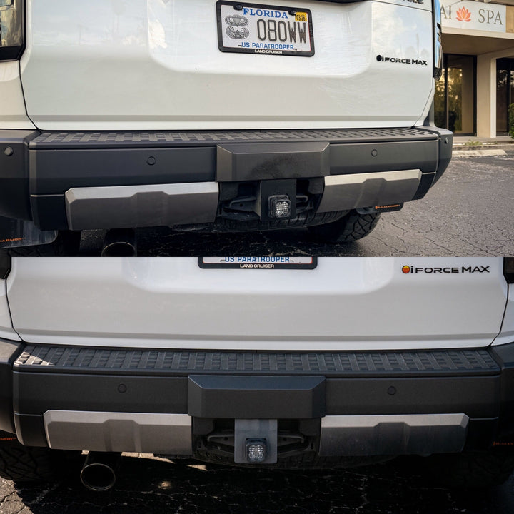 Acrylic Hitch Fade Fix Plate - 2024+ Land Cruiser