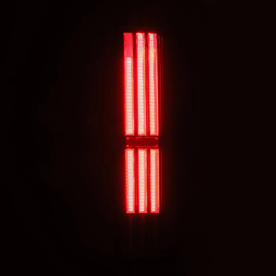 Alpharex NOVA-Series Prismatic LED Tail Lights Alpha-Black For Tundra 2022-2026