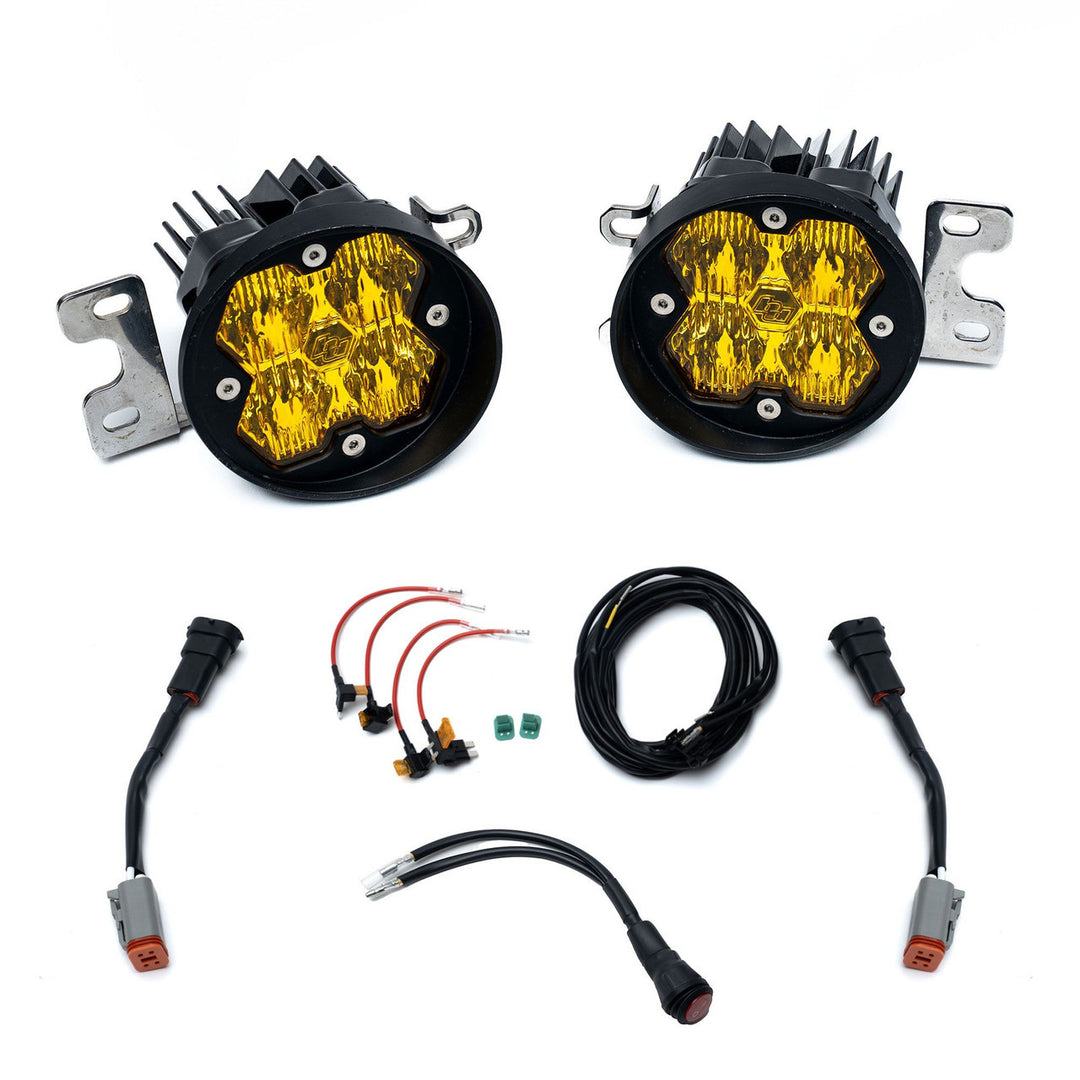 Baja Designs SQUADRON-R 2.0 SPORT FOG POCKET LIGHT KIT - TOYOTA 2010-24 4RUNNER; 2012-23 TACOMA; 2014-21 TUNDRA