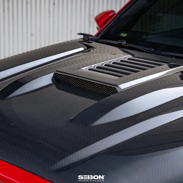 Seibon TR-STYLE Carbon Fiber Hood For 2024+ Toyota Tacoma / 2025+ 4runner