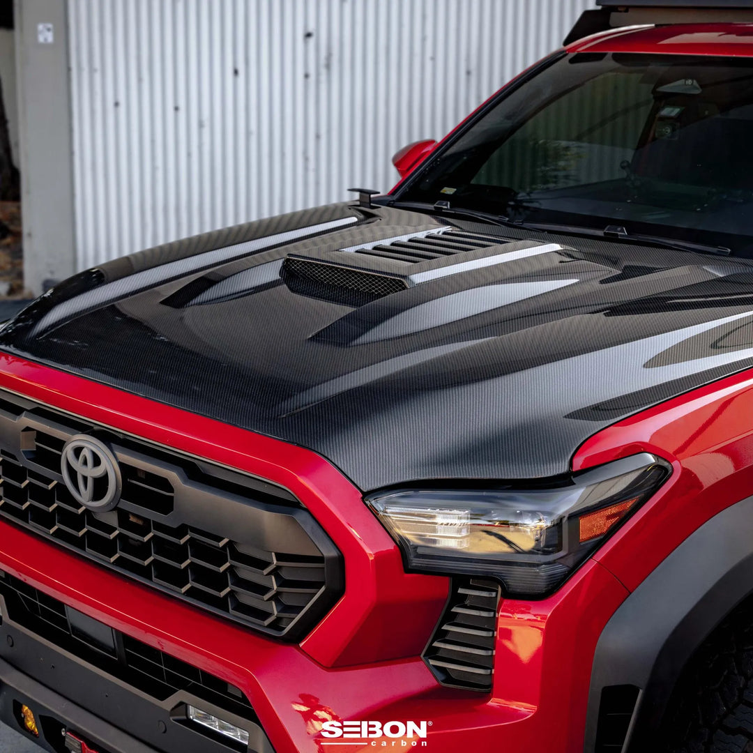 Seibon TR-STYLE Carbon Fiber Hood For 2024+ Toyota Tacoma / 2025+ 4runner