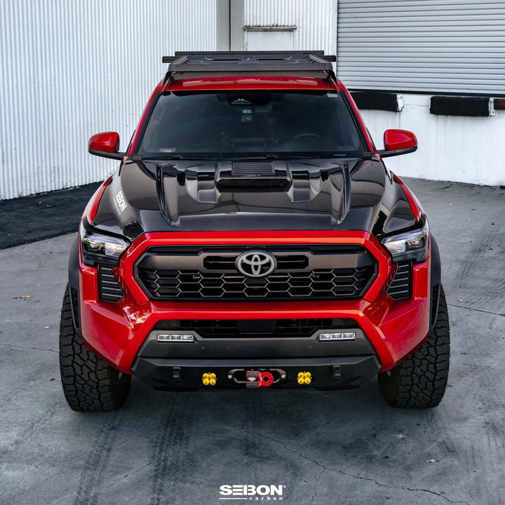 Seibon TR-STYLE Carbon Fiber Hood For 2024+ Toyota Tacoma / 2025+ 4runner