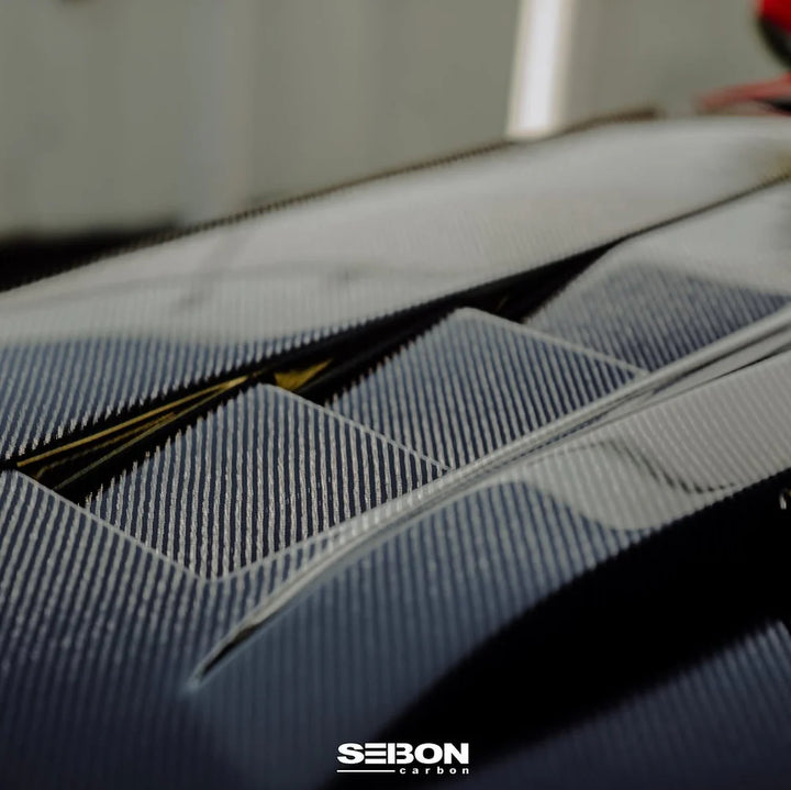 Seibon TS style Carbon Fiber Hood Tacoma (24+) &  4Runner (2025+)