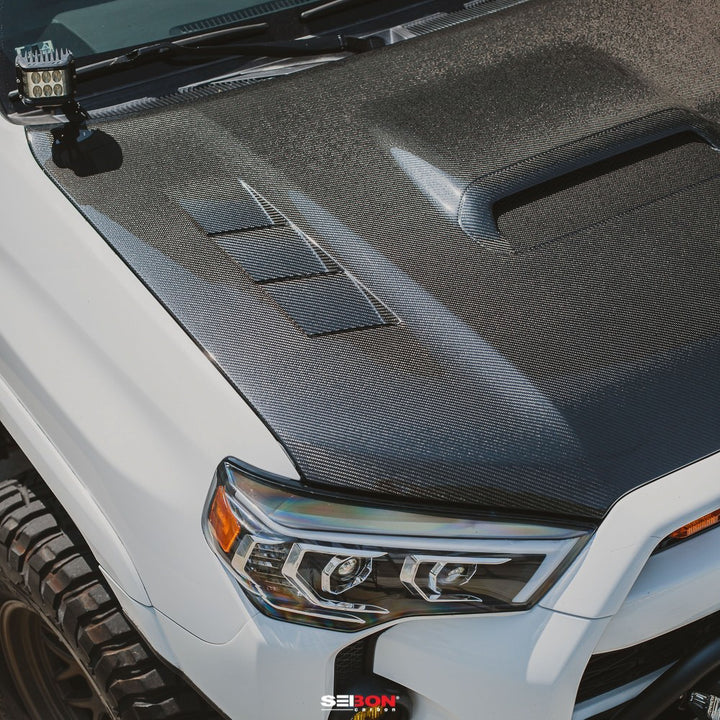 Seibon TS-Style Carbon Fiber Hood 4Runner (2010-2024)
