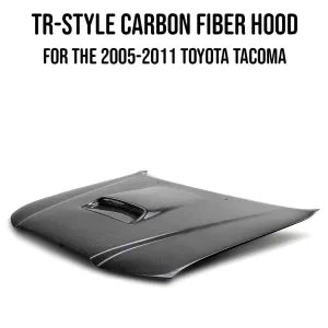 Seibon TR-Style Carbon Fiber Hood For Tacoma (2005-2011)