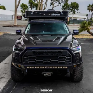 Seibon TS Style Carbon Fiber Hood for Tundra (2022+) & Sequoia (2023+)