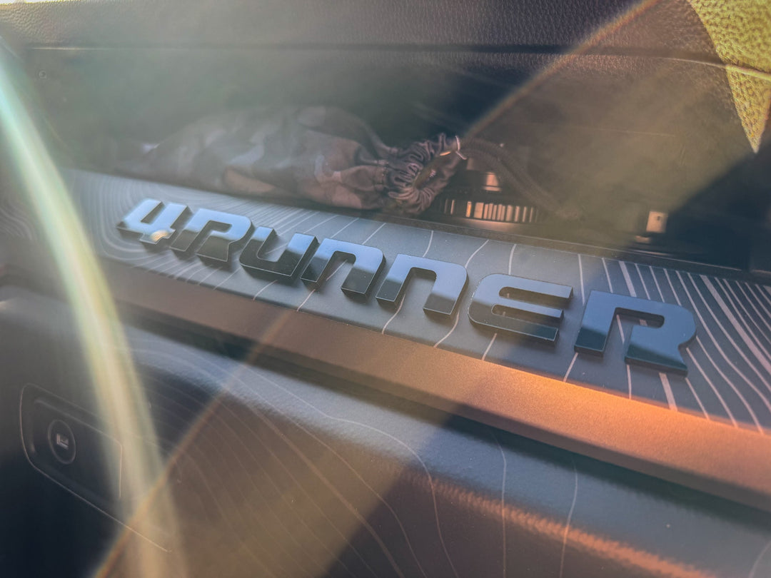 "4RUNNER" Dash Letters with Template - 2025+ 4Runner