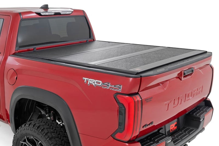 Rough Country Hard Low Profile Bed Cover 5'7" Bed Cargo Mgmt for Tundra (2022+)
