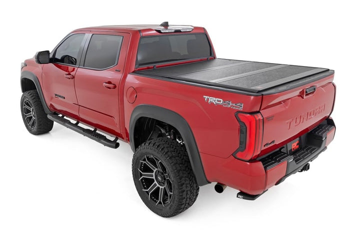 Rough Country Hard Low Profile Bed Cover 5'7" Bed Cargo Mgmt for Tundra (2022+)