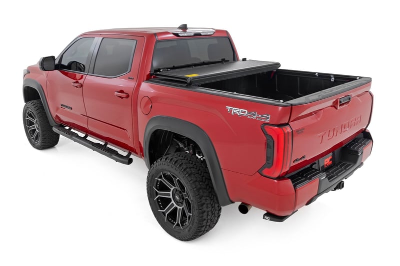 Rough Country Hard Low Profile Bed Cover 5'7" Bed Cargo Mgmt for Tundra (2022+)