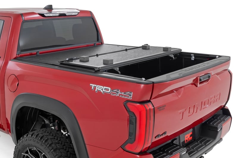 Rough Country Hard Low Profile Bed Cover 5'7" Bed Cargo Mgmt for Tundra (2022+)