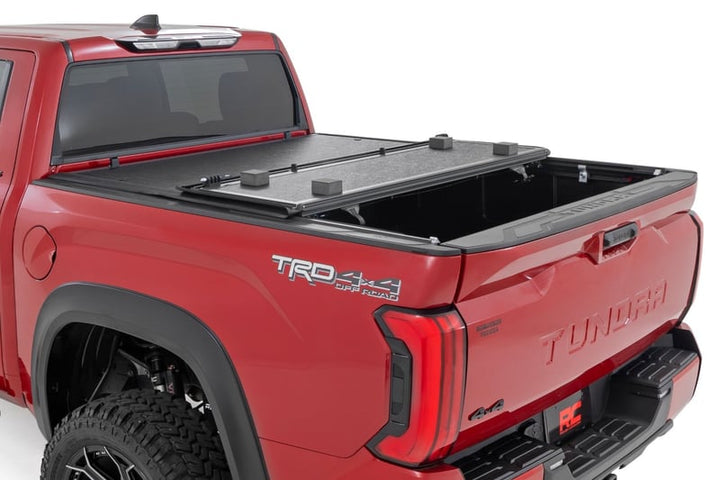 Rough Country Hard Low Profile Bed Cover 5'7" Bed Cargo Mgmt for Tundra (2022+)