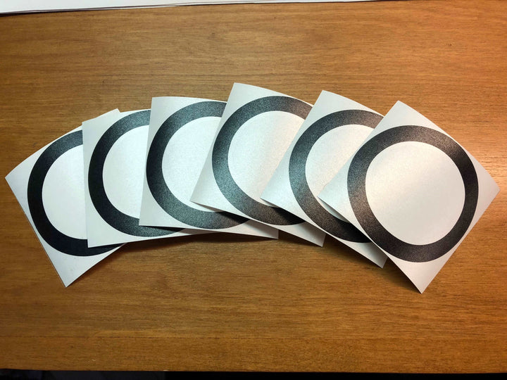 TVD Vinyl Decals Premium Cast Vinyl Decals AC Vent Rings x4 for Tundra (2014-2021)
