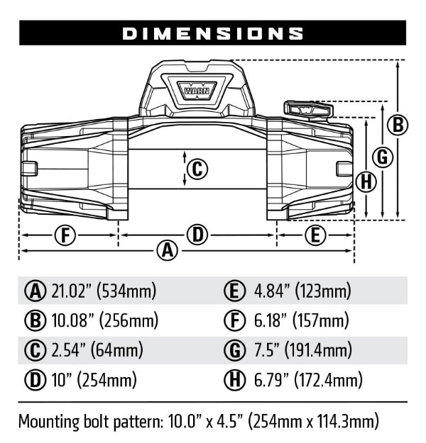 Warn VR Evo 10S Winch - 103253