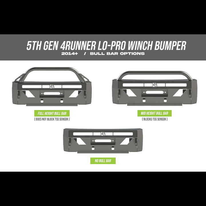 C4 Fabrication Lo-Pro Winch Bumper For 4Runner (2014-2024)