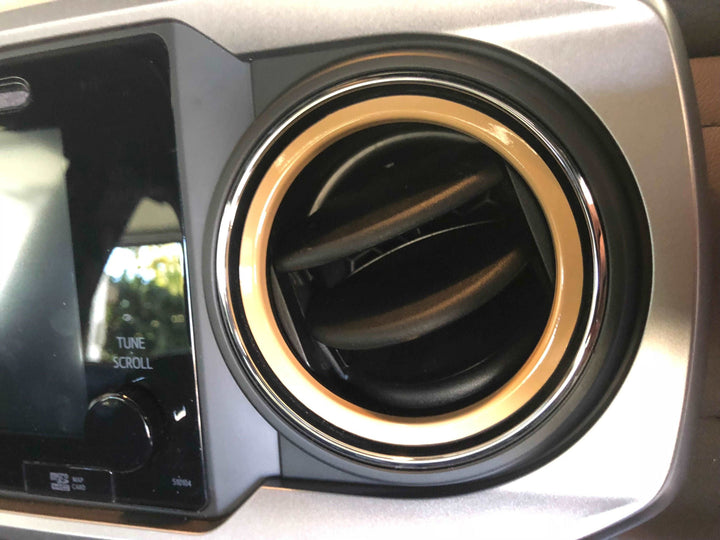 TVD Vinyl Decals Premium Cast Vinyl Decals Inner AC Vent Rings x4 for Tacoma (2016-2023)