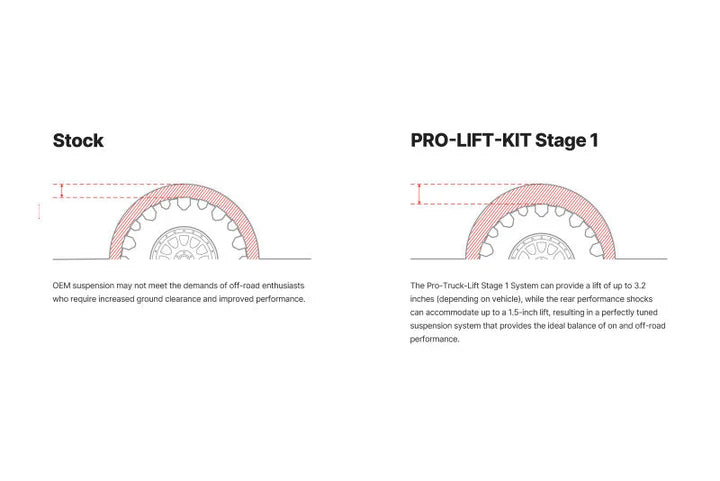 Eibach Pro Truck Lift Kit Stage 1 for GX470 (2003-2009)