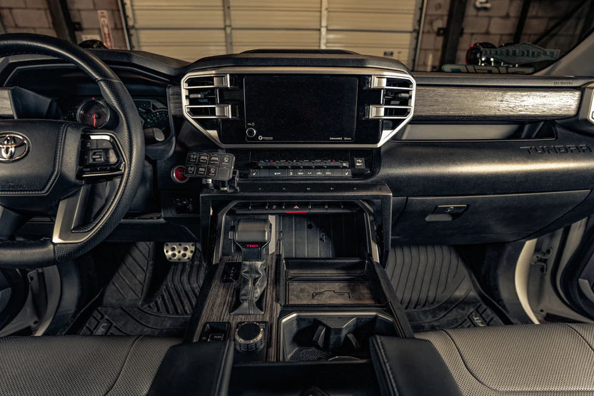 Rago Fabrication Center Console Molle Panels & Device Bridge For Tundra 2022-2026 & Sequoia 2023-2026