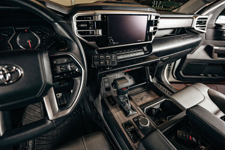 Rago Fabrication Center Console Molle Panels & Device Bridge For Tundra 2022-2026 & Sequoia 2023-2026