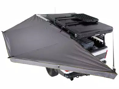 OVS HD Nomadic 180 LTE Awning - Dark Grey With Black Travel Cover Universal