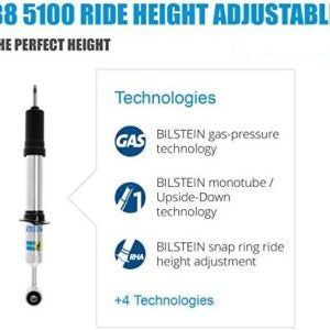 BILSTEIN 5100 FRONT + REAR SHOCK KIT | 3RD GEN TOYOTA 4RUNNER 1996-2002