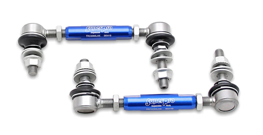 SuperPro Front Sway Bar Link Kit – Heavy Duty Adjustable Tacoma 2016-2023