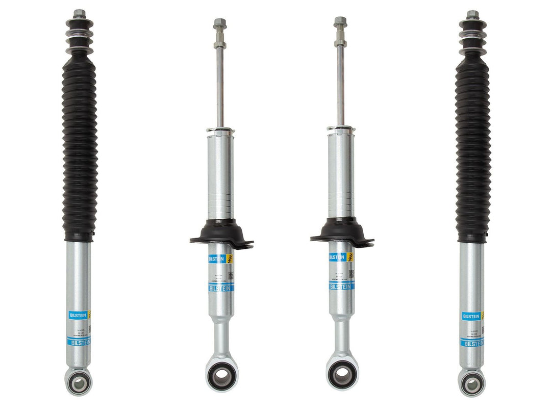 Bilstein 5100 Front and Rear Shocks For 4Runner 2025-2026 Toyota 4WD - Bilstein 5100 0–2.75" Adjustable Height Front Leveling Struts & 5100 Rear Shocks (Set of 4)