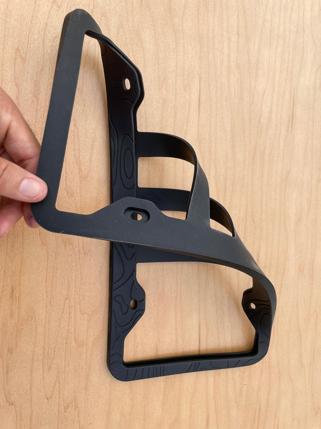 Tactilian SILICONE TOPOGRAPHY LICENSE PLATE FRAME - ANTI-RATTLE, ANTI-SCRATCH