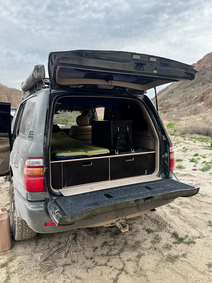 Land Cruiser 100 | Dual Drawer Storage System & Bed Platform | 1998–2007 Toyota