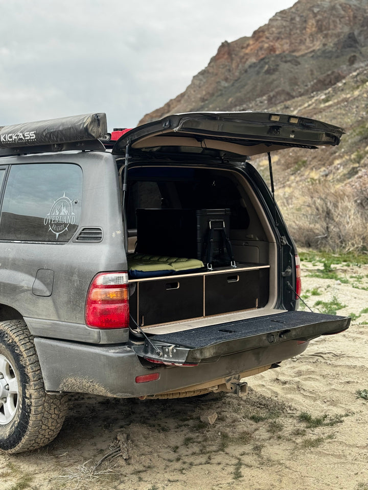 Land Cruiser 100 | Dual Drawer Storage System & Bed Platform | 1998–2007 Toyota