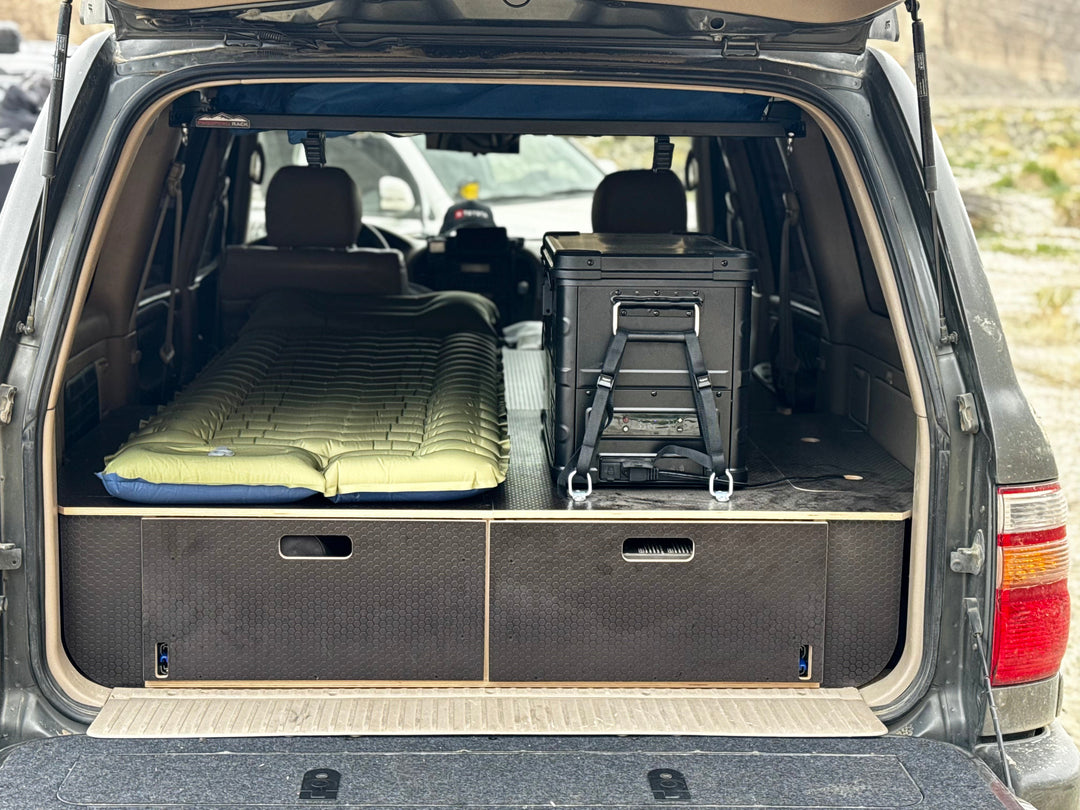 Land Cruiser 100 | Dual Drawer Storage System & Bed Platform | 1998–2007 Toyota